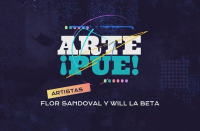 ArtePUE! FLOR SANDOVAL JUNTO A WILL.